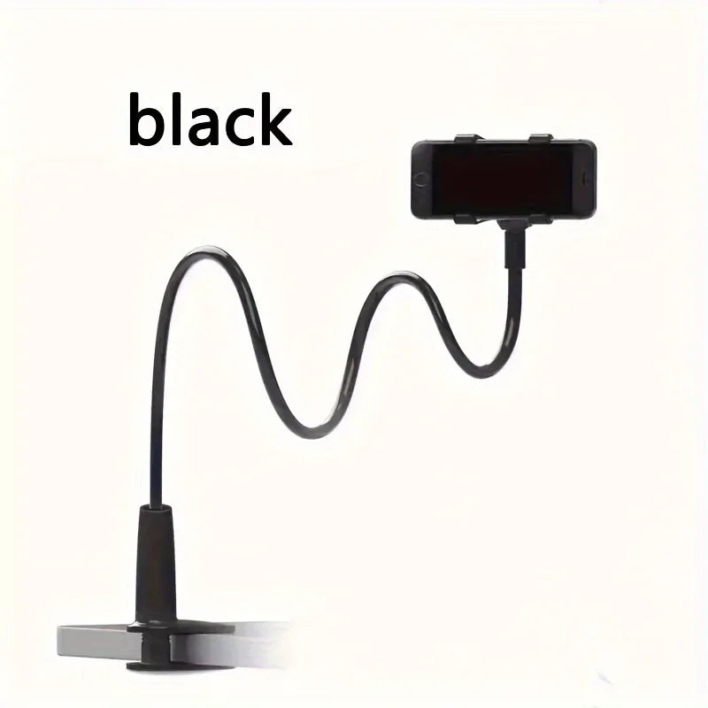 Phone Clip on Stand Holder with Grip Flexible Long Arm Gooseneck Lazy Bracket Mount Clamp for IPhone 15 Pro Max  Accessories New